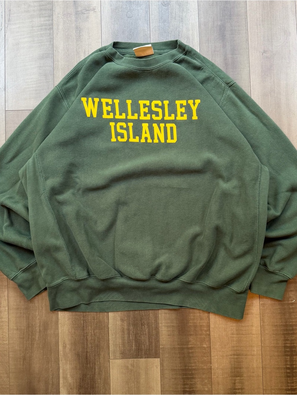 Vintage Wellesley Island New York Crewneck Mens XL MV Sport Pullover Sweatshirt